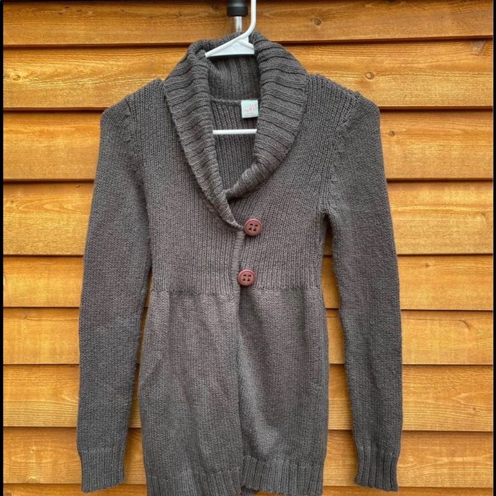 Ivy & Moon Charcoal girls sweater- like new
